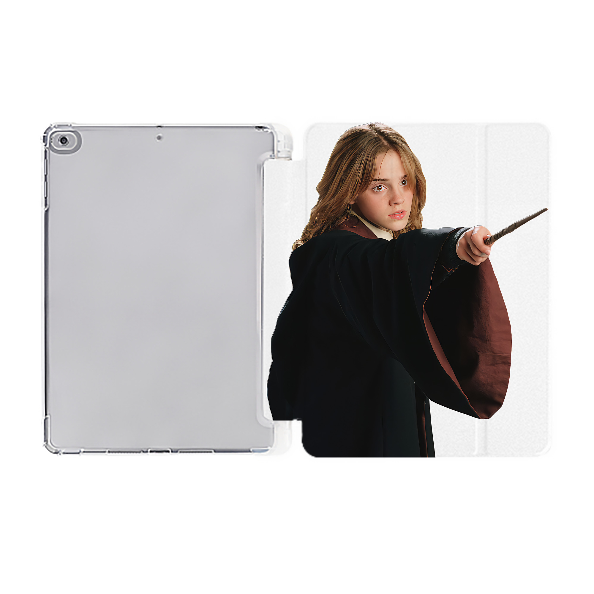 （画像用） Harry Potter ハリー・ポッターシリーズ IPad ケース ペン収納付き 三つ折りスタンド PUレザー×シリコン 対応機種9.5/10.5/10.9インチ